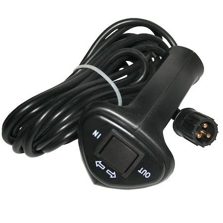 Bulldog Winch Hand Control, Truck with 3-prong push-in plug, 20' 20216